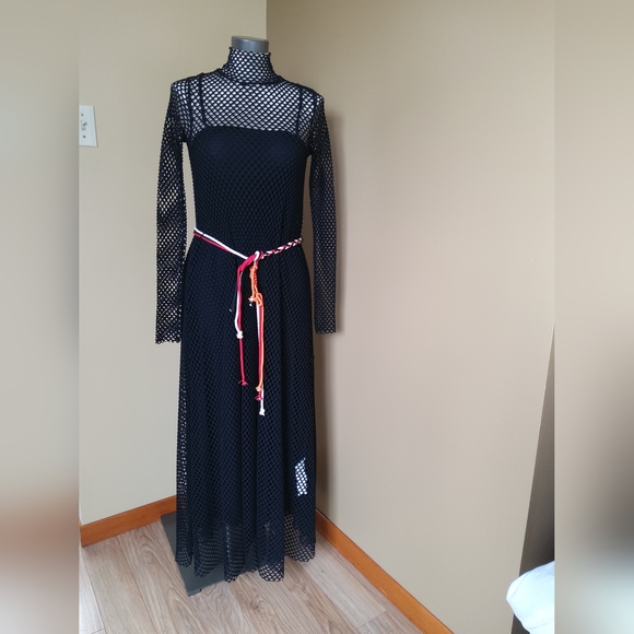 Zara Long black dress - Picture 6 of 7